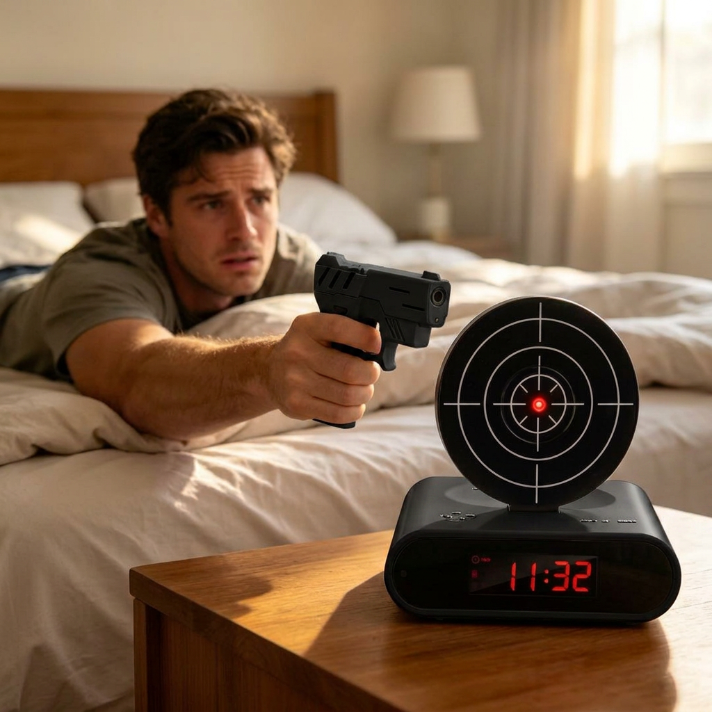 BulletWake™ - Gun Alarm Clock